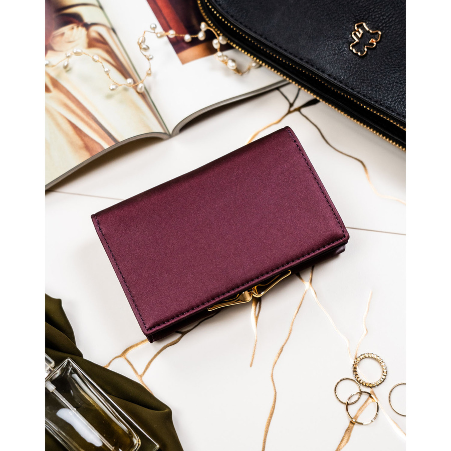 Leather and leatherette wallet RFID PETERSON PTN PS108-HNL