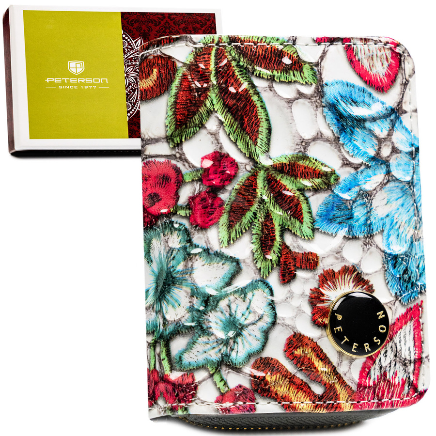 Leather wallet RFID PETERSON PTN PH33-LFL