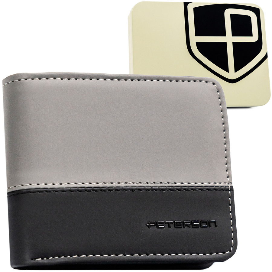 Leatherette wallet RFID PETERSON PTN EH-05Z