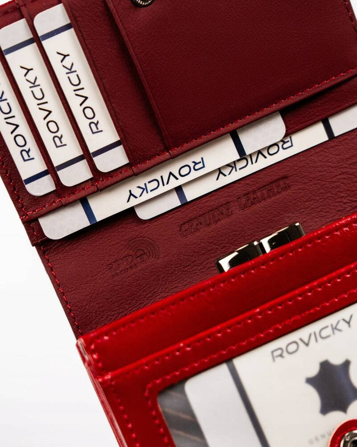 Leather & leatherette wallet RFID 4U CAVALDI PN30-BCF