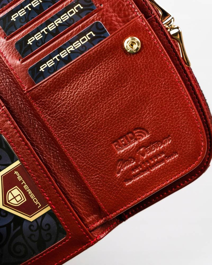 Leather wallet RFID PETERSON PTN 42123-MD