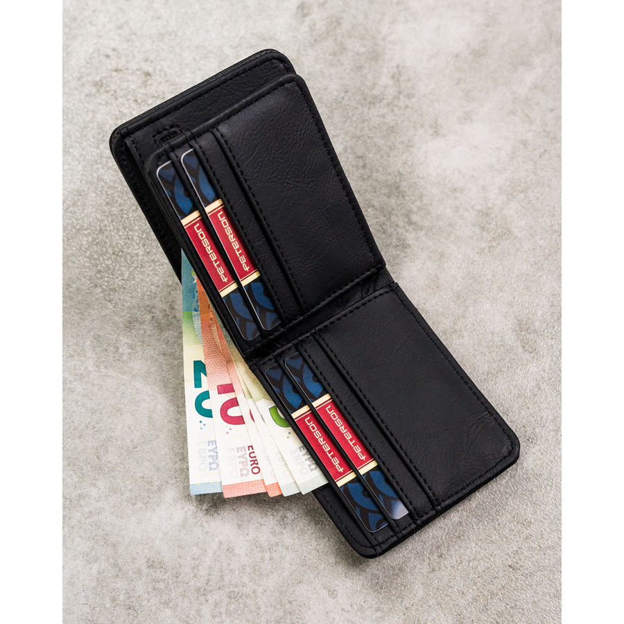 Leatherette wallet RFID PETERSON PTN EH-06Z