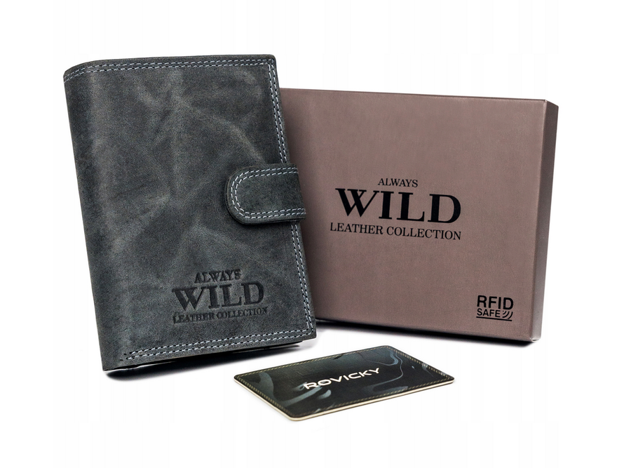 Leather men wallet ALWAYS WILD