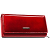 Duży, czerwony portfel damski ze skóry naturalnej i ekologicznej - Rovicky