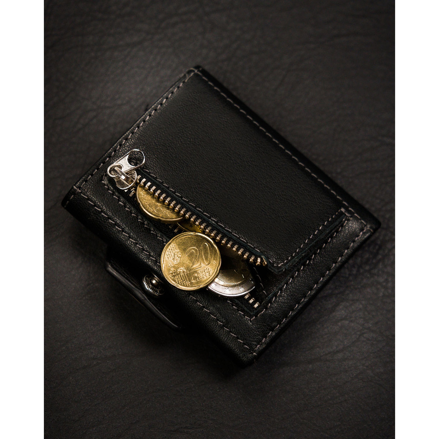 Leather wallet RFID PETERSON PTN W882-CF