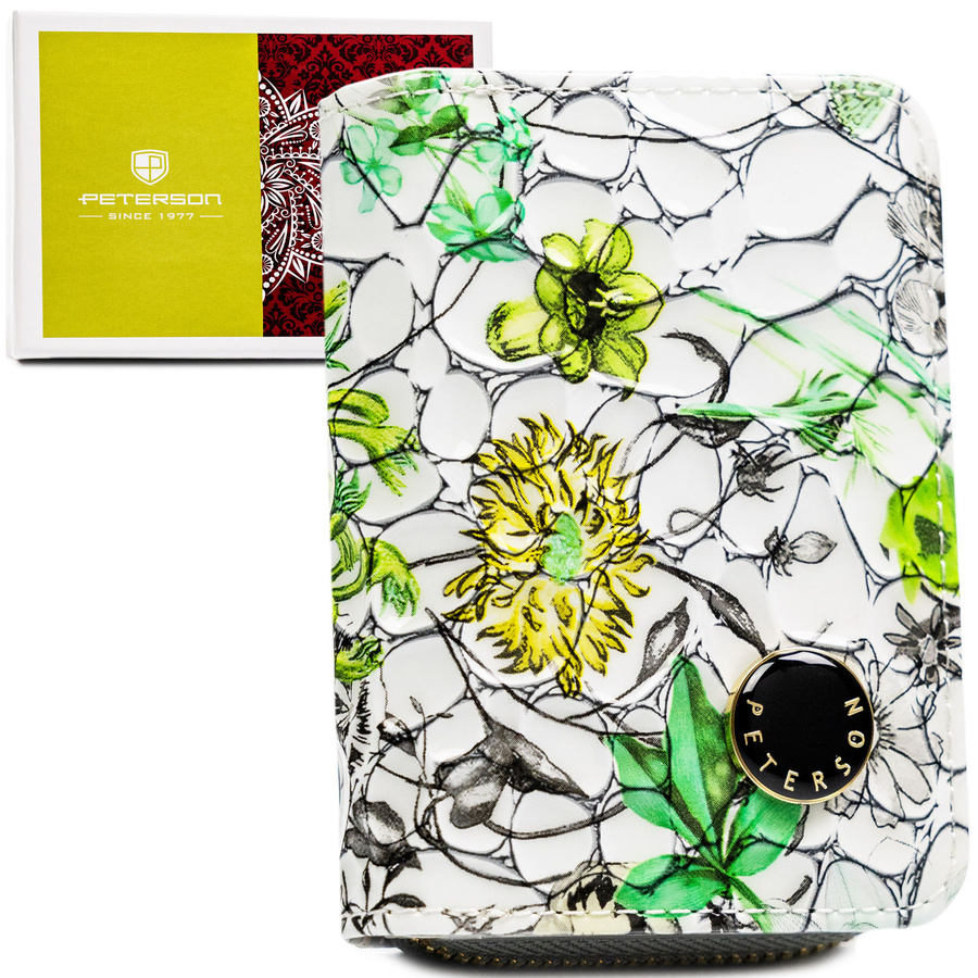 Leather wallet RFID PETERSON PTN PH33-LFL