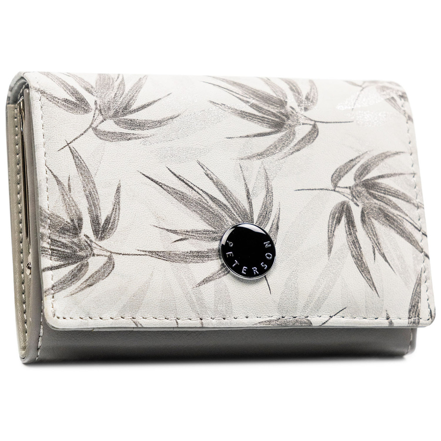 Leather+leatherette wallet RFID PETERSON PTN PX30-1-NPK