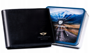 Leather wallet RFID PETERSON PTN 22304-VT