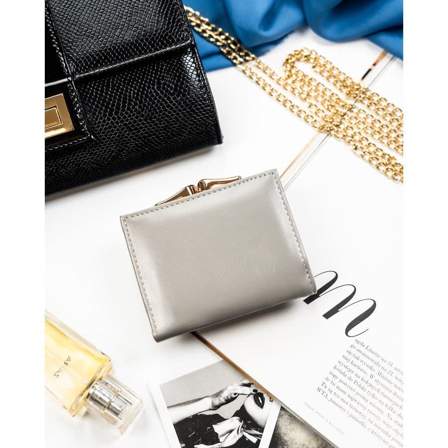 Leather wallet RFID PETERSON PTN PH32-LFL-7285 GR
