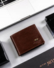 Leather wallet RFID PETERSON PTN 22304-VT