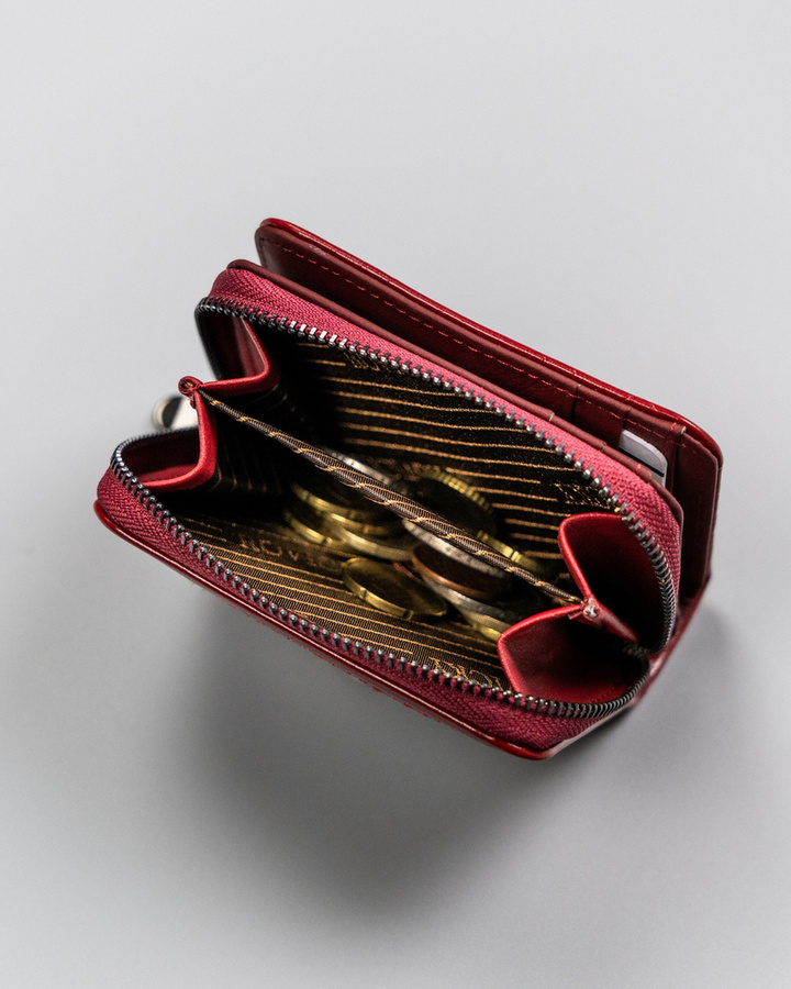Leather & leatherette wallet ROVICKY RPX-33-PMT