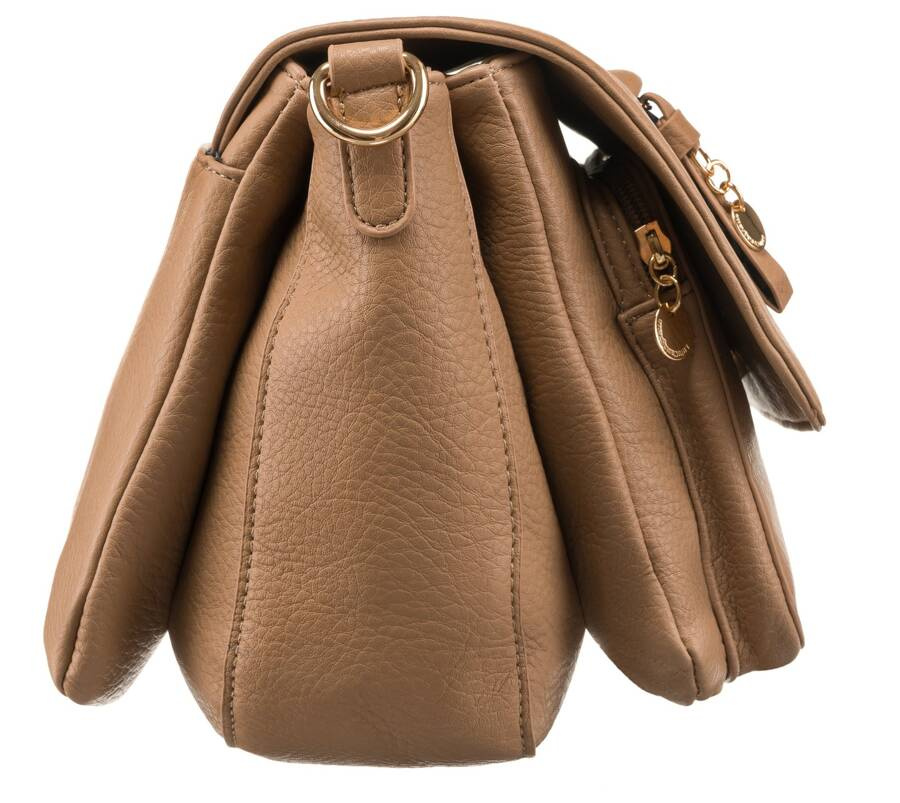 Stylowa listonoszka damska ze skóry ekologicznej - LuluCastagnette