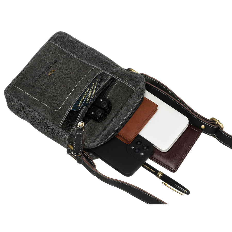 Leather bag PETERSON PTN 8022-SCC
