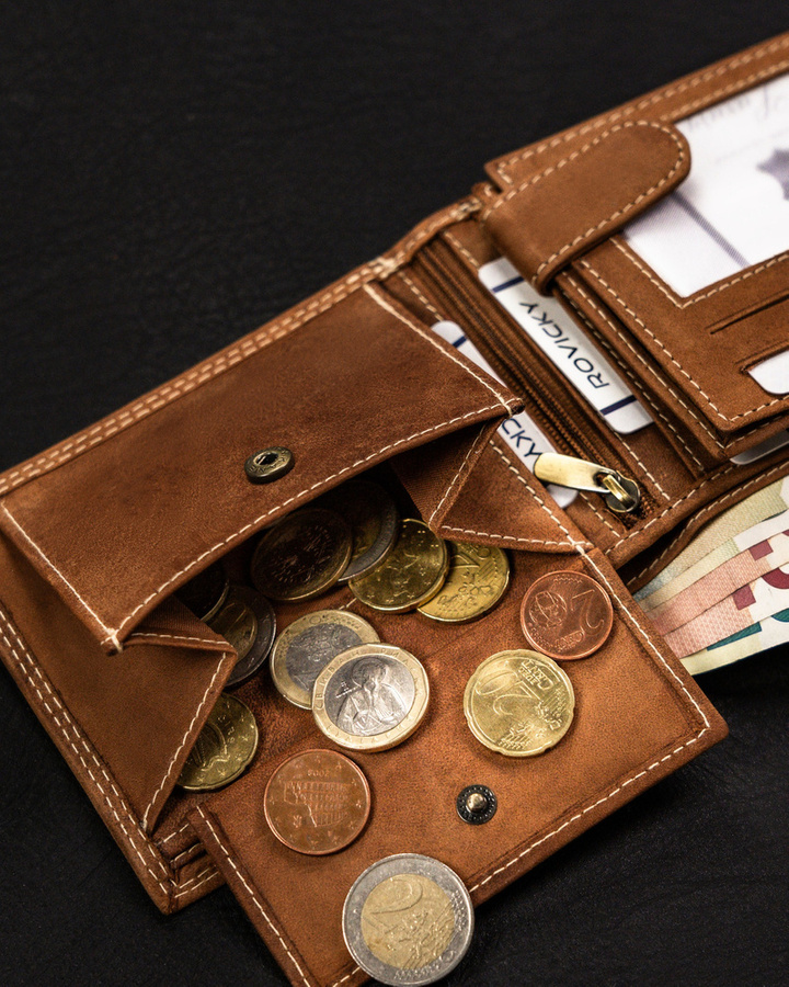 Leather wallet RFID ALWAYS WILD N992-CHM