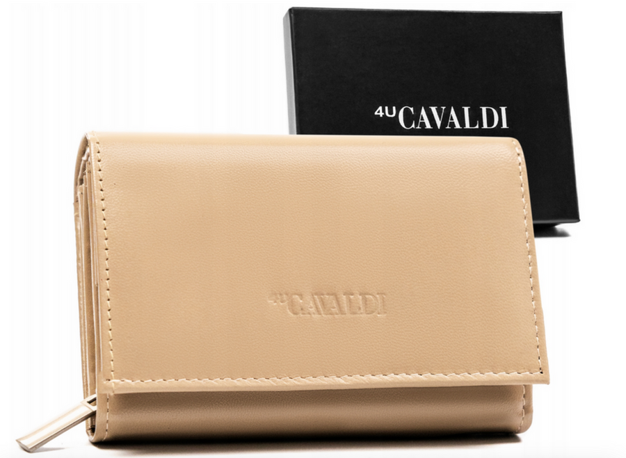 Leather wallet RFID 4U CAVALDI RD-22-GCL