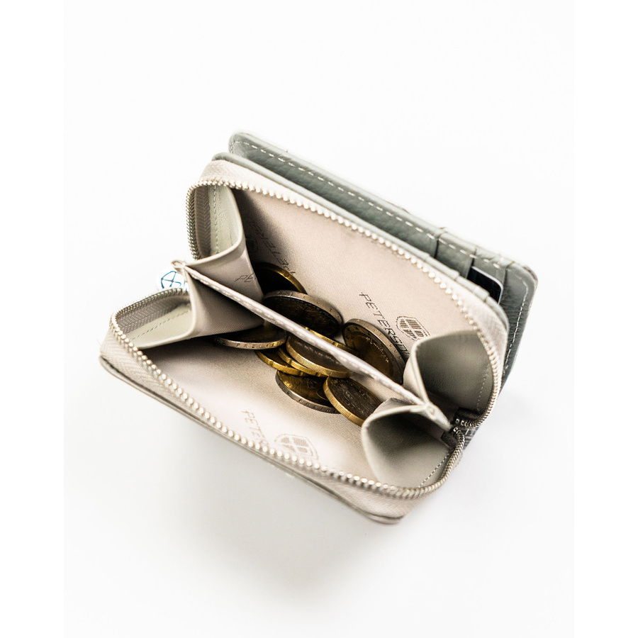 Leather+leatherette wallet RFID PETERSON PTN PX33-1-NPK
