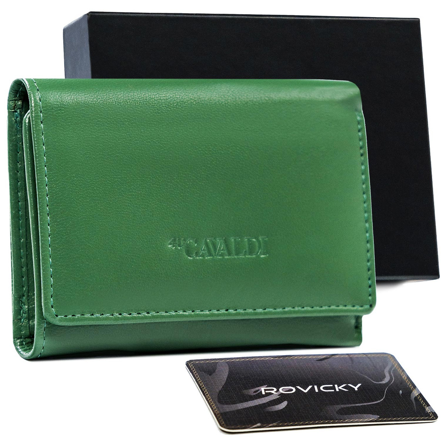 Leather wallet RFID 4U CAVALDI R-RD-17-GCL