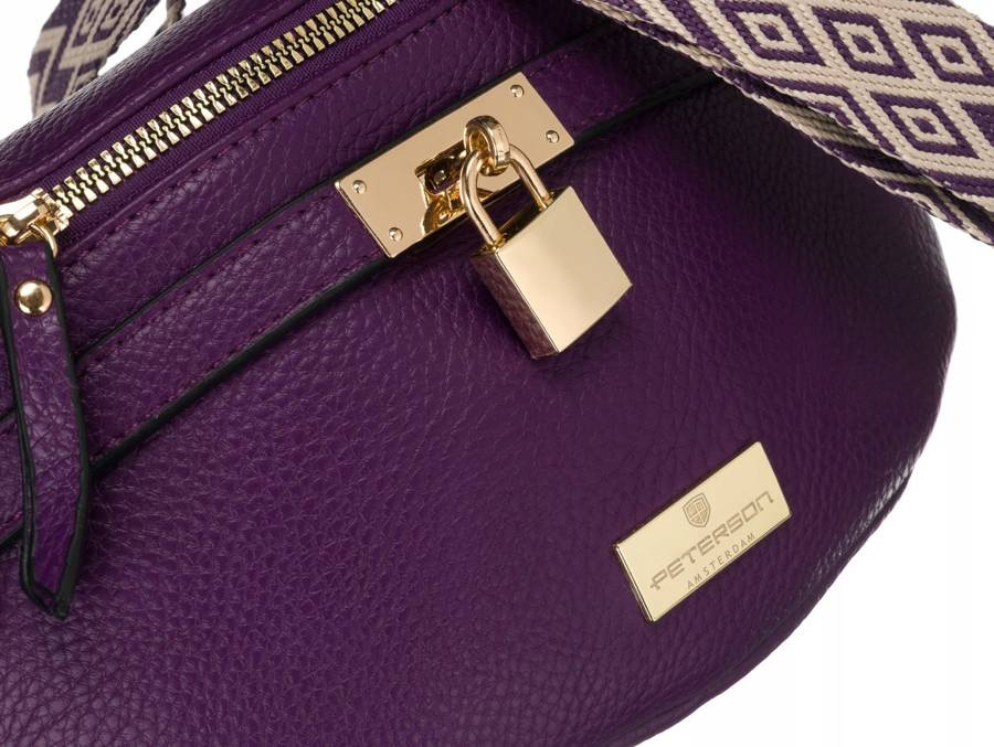 Leatherette bumbag PETERSON PTN NER-6178