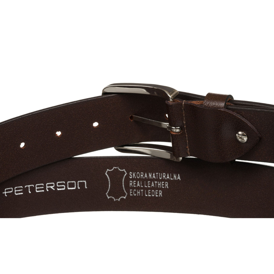 Leather belt PETERSON PTN LTP-TWT