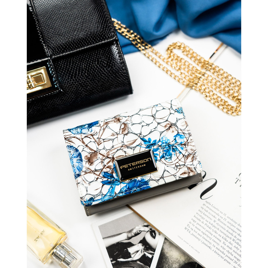 Leather wallet RFID PETERSON PTN PH30-LFL