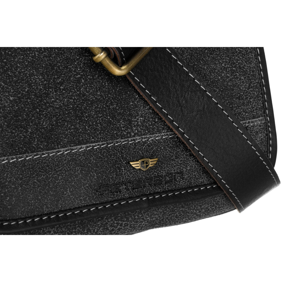 Leather bag PETERSON PTN 663-SCC