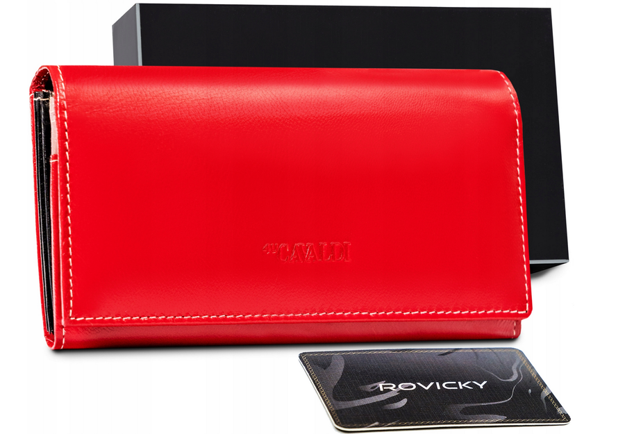 Leather women wallet CAVALDI RD-23-GCL