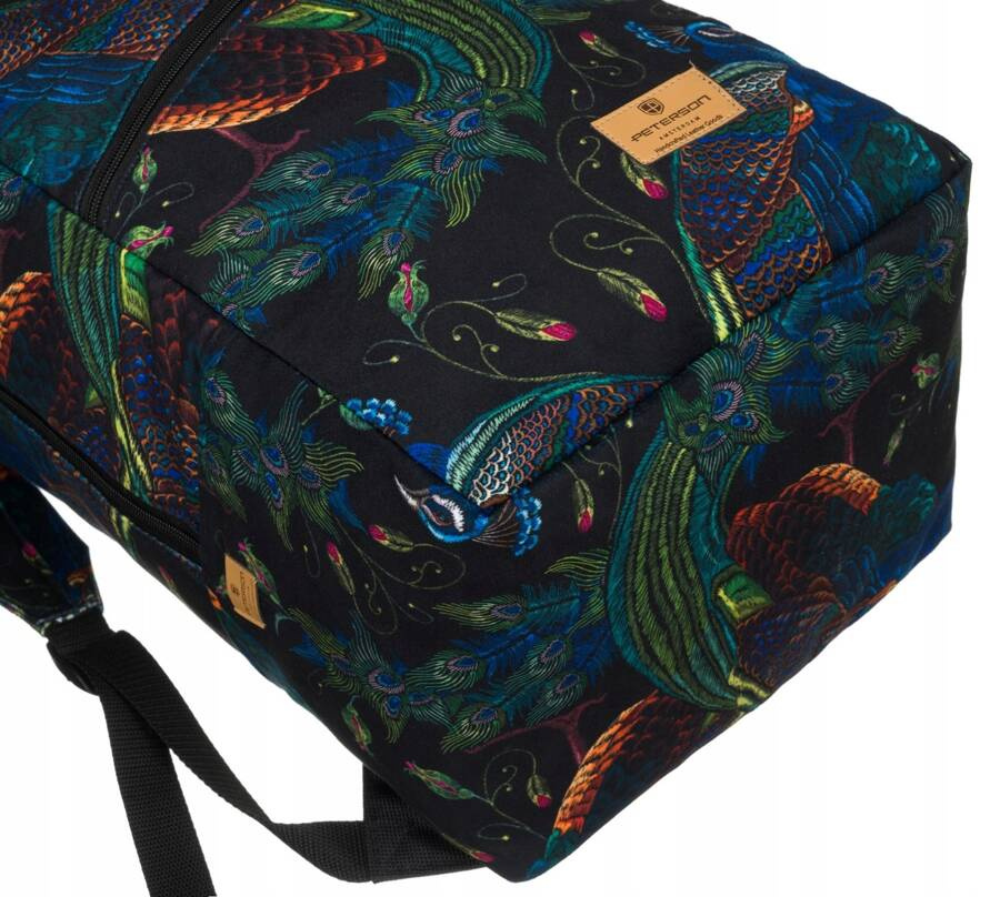 Full printed backpack PETERSON PTN PLEC-03