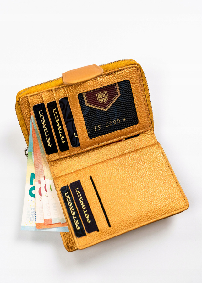 Leather wallet RFID PETERSON PTN 76115-SD