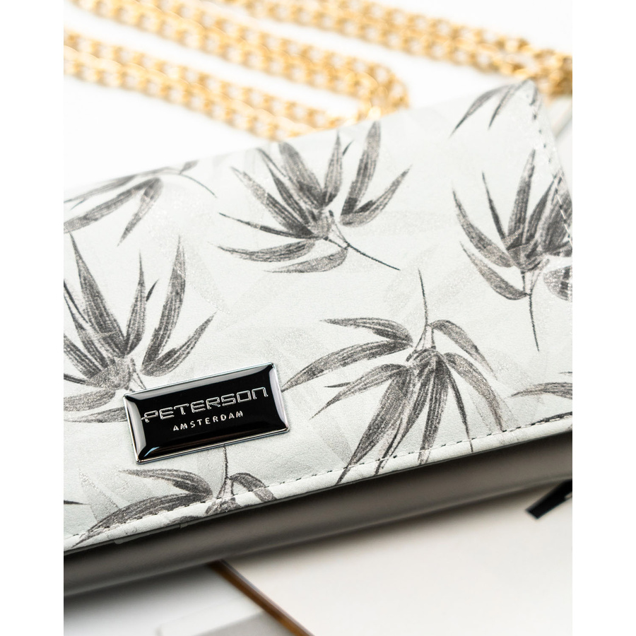 Leather+leatherette wallet RFID PETERSON PTN PX27-1-NPK