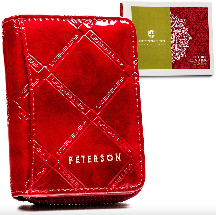 Leather wallet RFID PETERSON PTN 5157-PLT