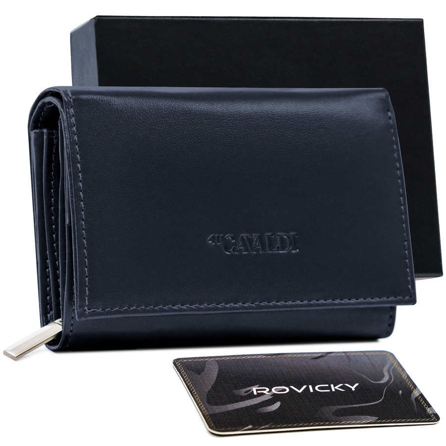 Leather wallet RFID 4U CAVALDI RD-02-GCL