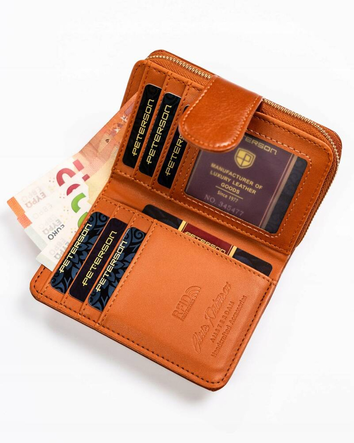  Leatherette wallet RFID PETERSON PTN 009-F