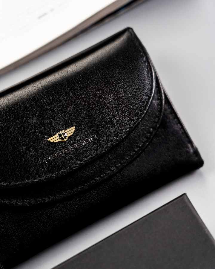 Leather's wallet RFID PETERSON PTN 116-BO