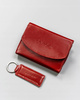 Leather wallet + keyring set ROVICKY R-ZD-604-BG