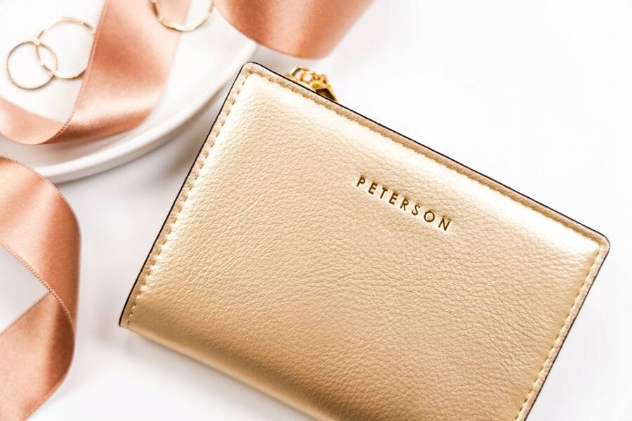 Leatherette wallet RFID PETERSON PTN 003-HRH