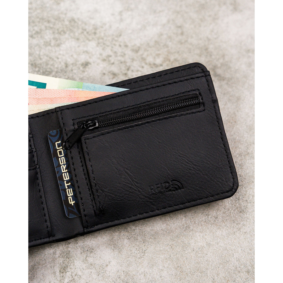 Leatherette wallet RFID PETERSON PTN EH-02Z