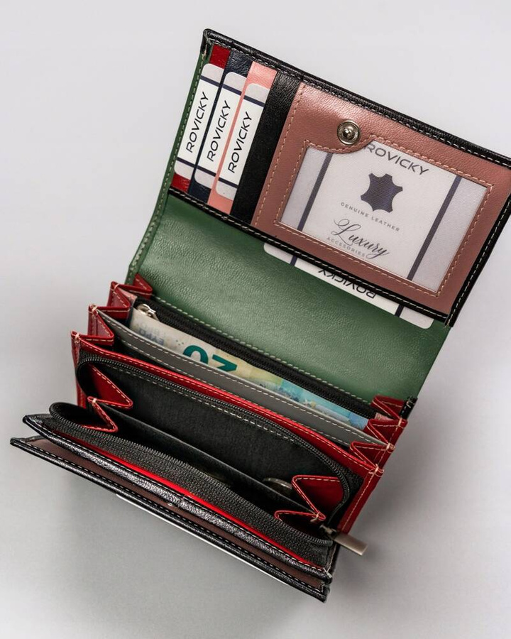 Leather wallet RFID 4U CAVALDI RD-22-GCL