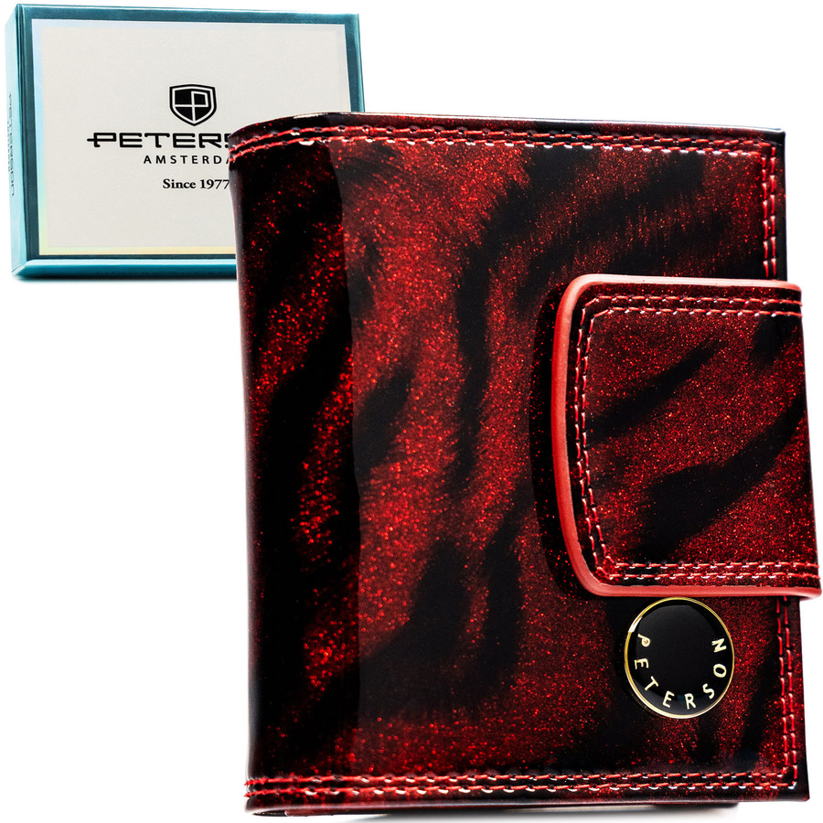 Leather wallet RFID PETERSON PTN PS329-HNL