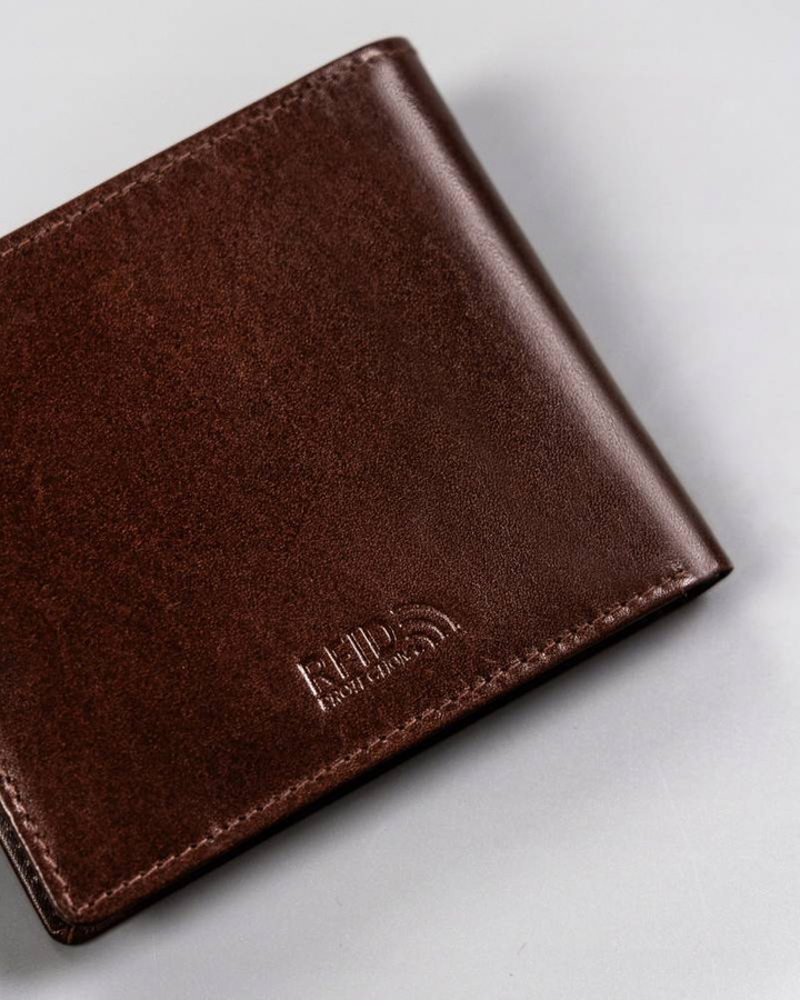 Leather wallet RFID PETERSON PTN 22303-VT