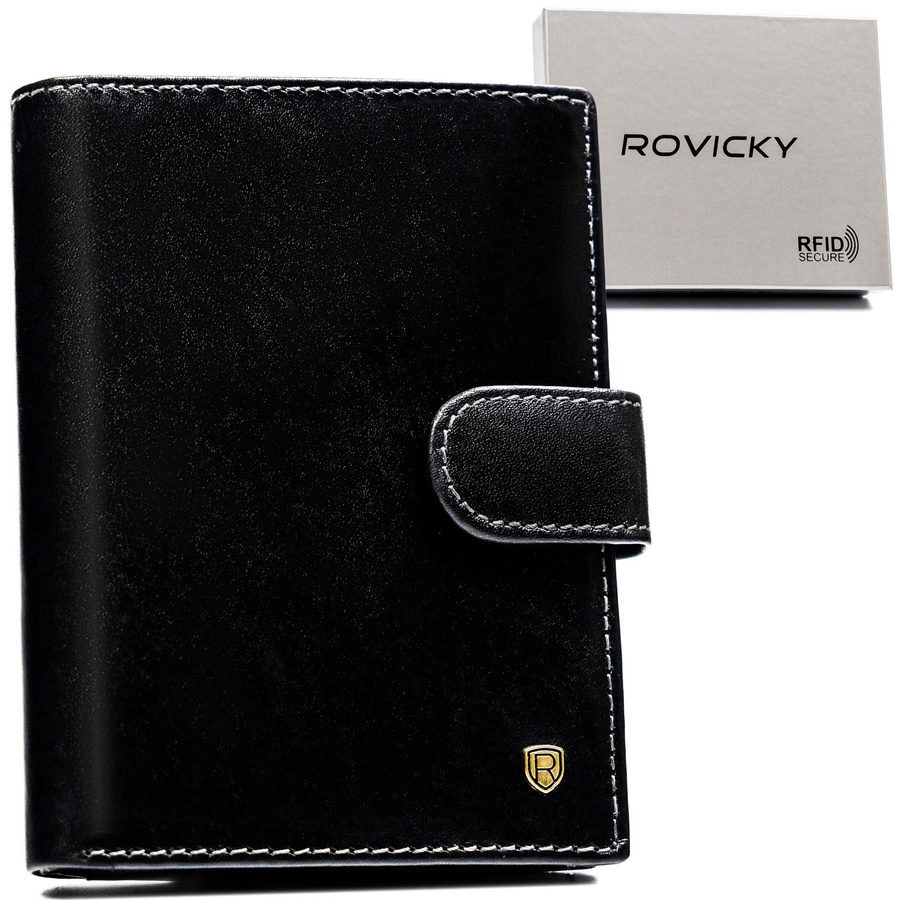 Leather wallet RFID ROVICKY N575L-RVT