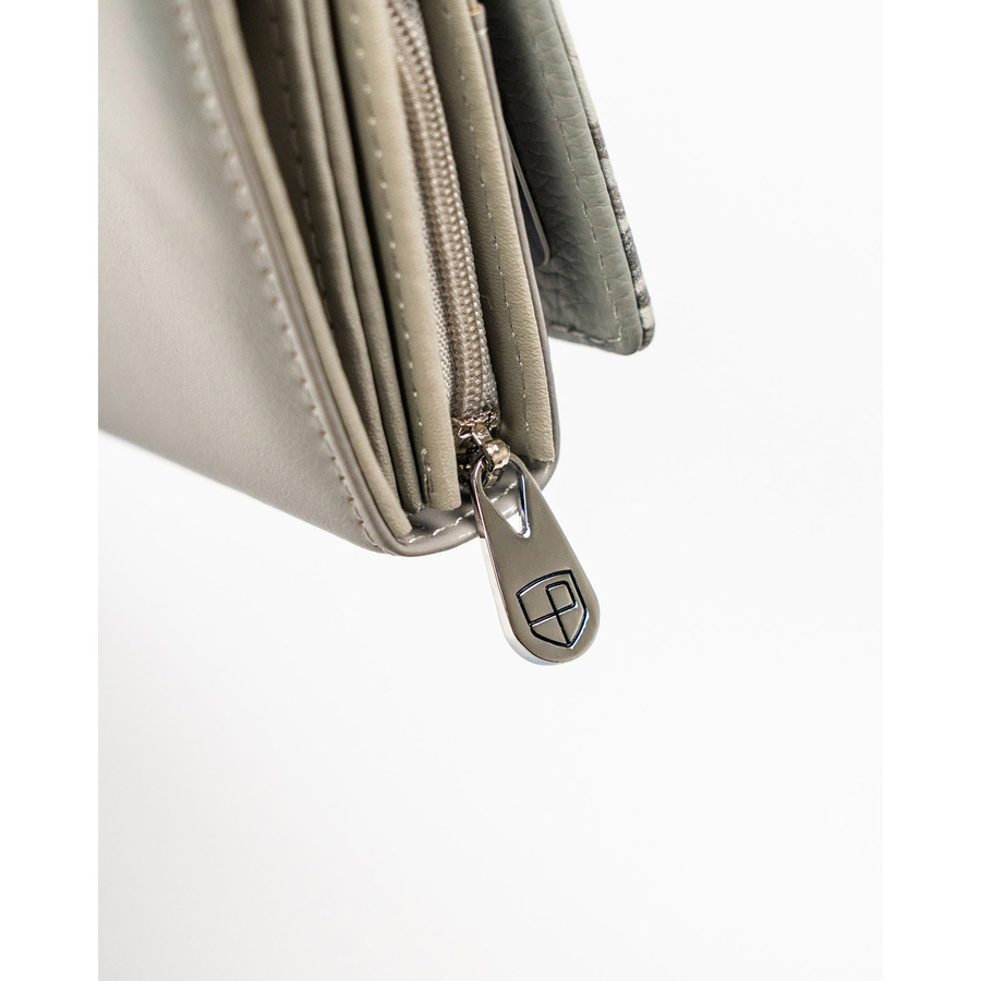 Leather+leatherette wallet RFID PETERSON PTN PX20-1-NPK