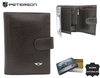 Leather wallet RFID PETERSON PTN 22311L-VT