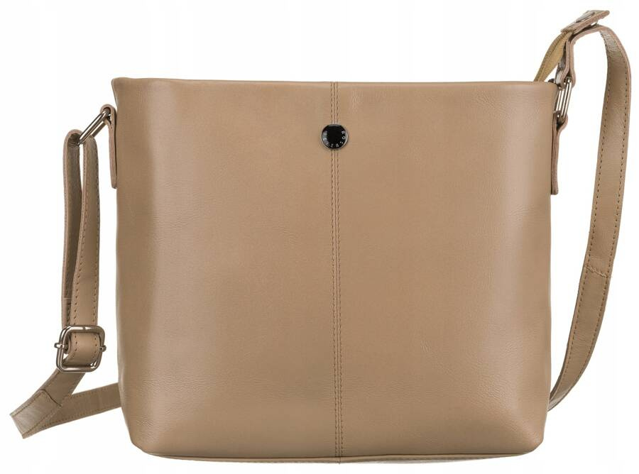 Klasyczna listonoszka damska ze skóry naturalnej - Peterson