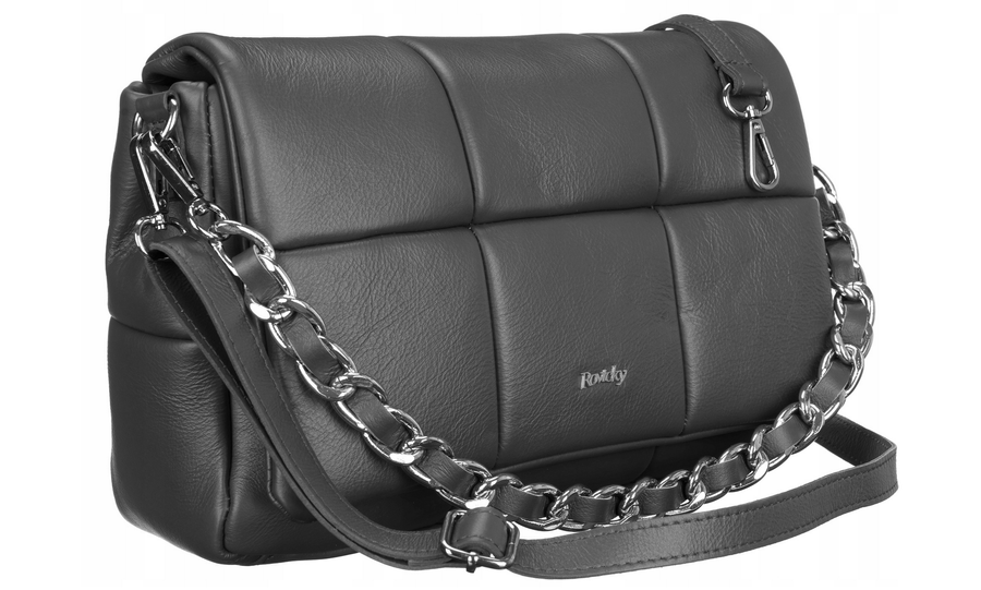 Leather shoulder bag ROVICKY TWR-173