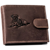 Leather wallet RFID N992L-CHM-DOG-1-BL