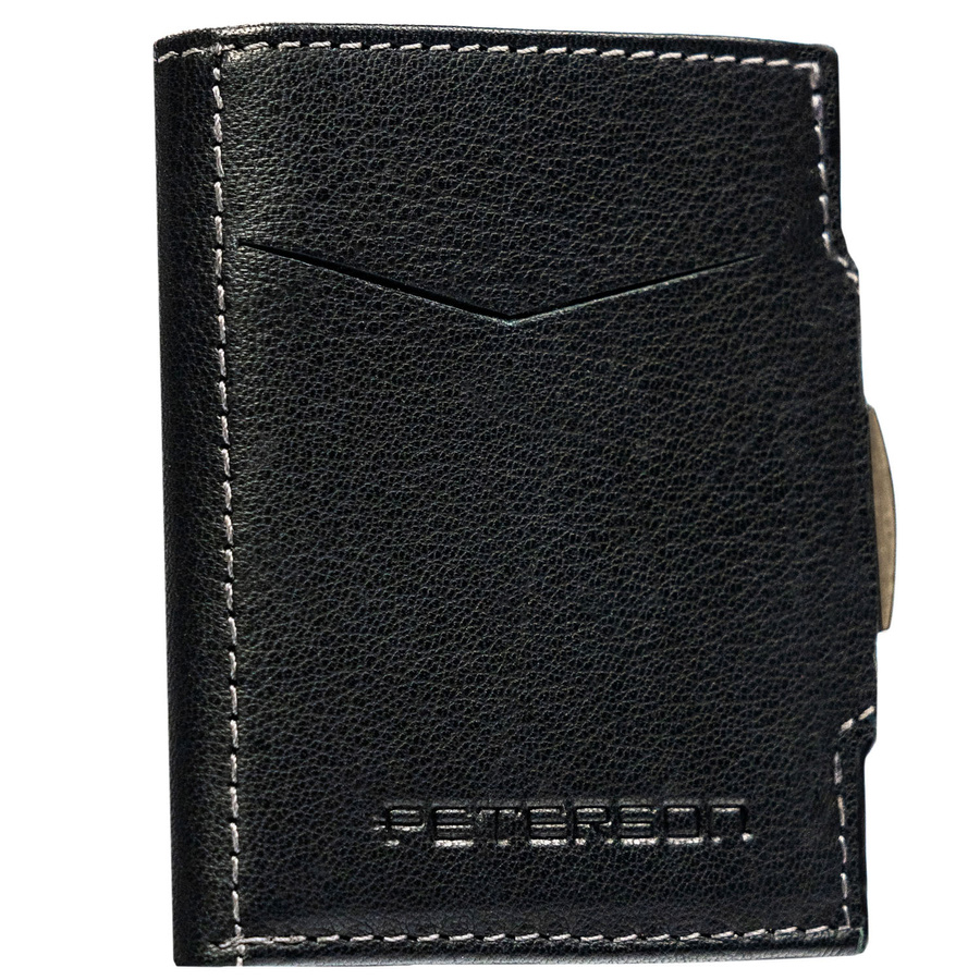 Leather wallet RFID PETERSON PTN W882-CF