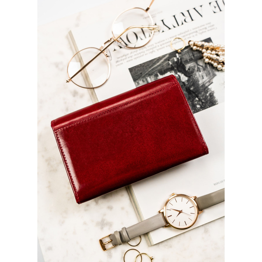 Leather wallet RFID PETERSON PTN 27079-TVT