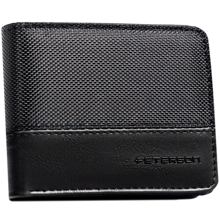 Leatherette wallet RFID PETERSON PTN EH-02Z