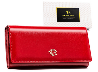 Leather & leatherette wallet ROVICKY RPX-27A-ML