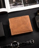 Leather wallet RFID ALWAYS WILD N992-CHM-BEAR-2 COGNAC